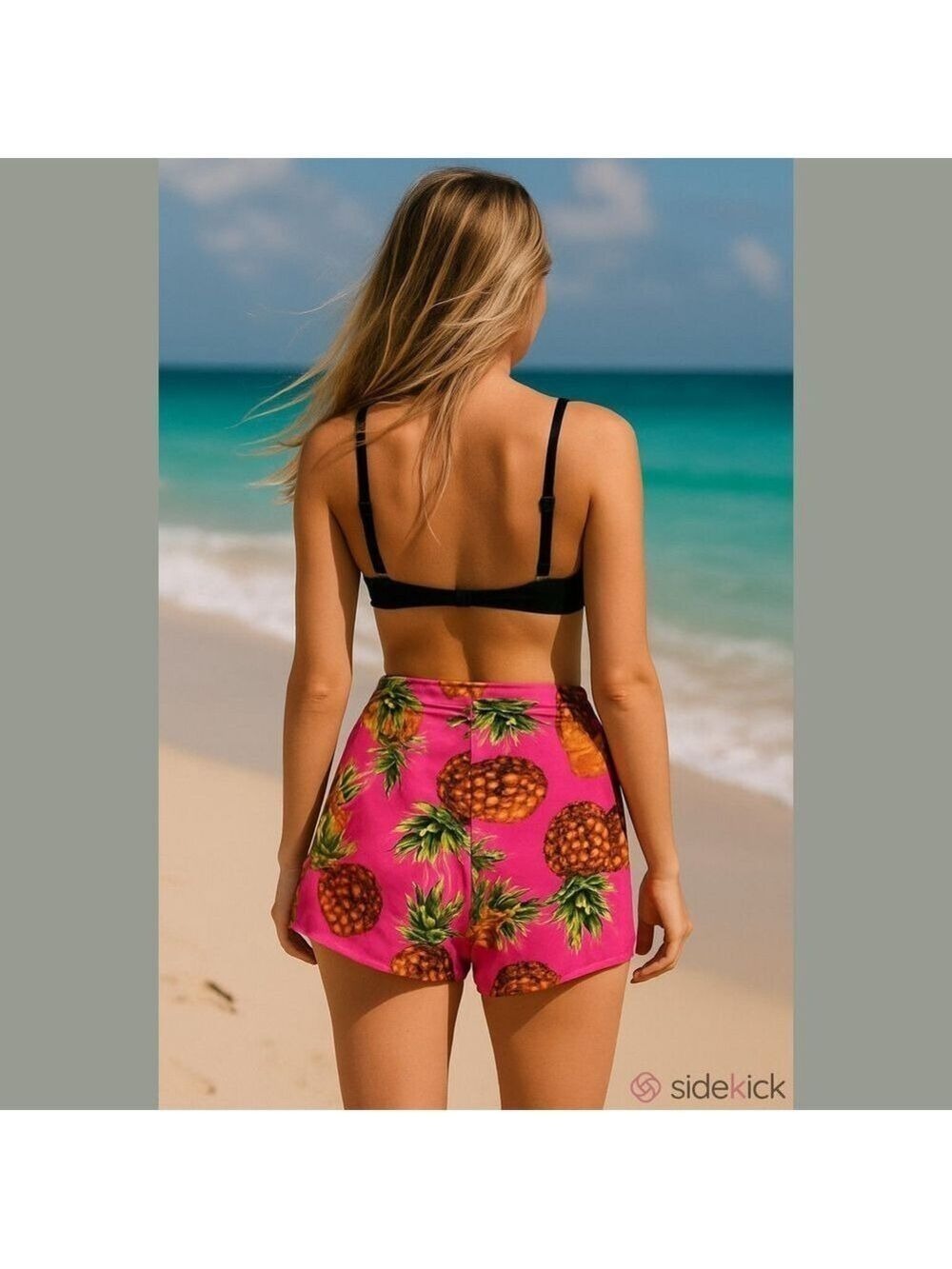 Superdown Lucia Hot Shorts Pink Pineapple Small